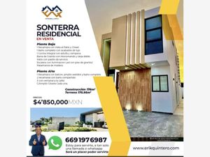 Casa en Venta en Sonterra Residencial Mazatlán