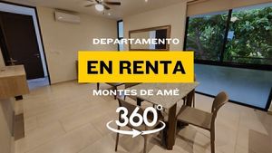 Hermoso departamento en renta  recorrido virtual 360 en Montes de amé amueblado