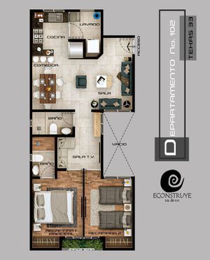 Preventa últimos 4 departamentos en Nápoles