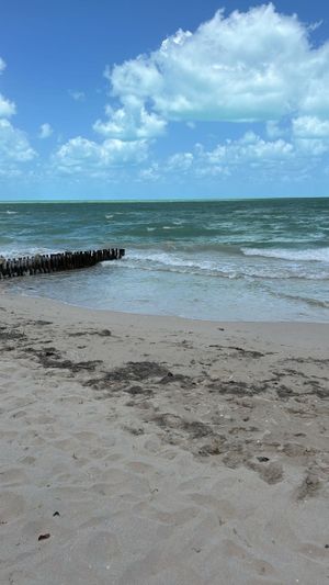 La playa de Chuburná, Yucatán