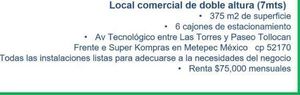 Se Renta Locales Comerciales y Bodega -Metepec