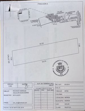 Terreno Residencial en Venta en Dzitya