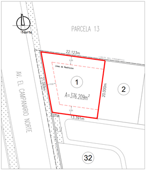 Terreno en venta en Lomas del Campanario Norte