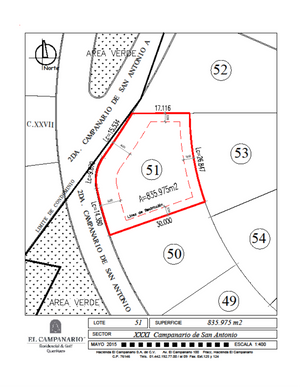 Terreno en venta en El Campanario