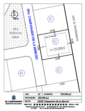 Terreno en venta en El Campanario