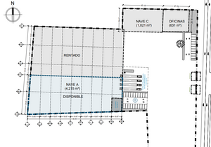 Oficina 631m2 en Lerma San Pedro Tultepec