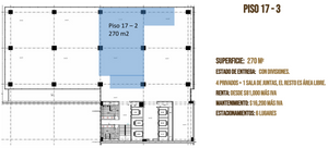 Oficina 270 m2 colonia del Valle-Insurgentes con 6 estacionamientos