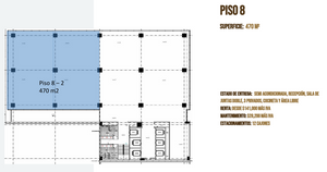 Oficina 470 m2 colonia del Valle-Insurgentes con 12 estacionamientos