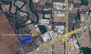 Terreno Industrial en venta cerca del Aeropuerto a pie de calle