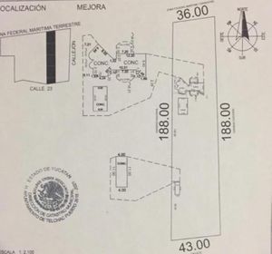 Terreno con Casa a orilla del Mar (36 metros lineales)