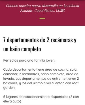 DEPARTAMENTOS EN VENTA