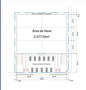 Nave en Renta en Sta Catarina, NL (4 andenes)