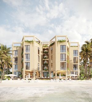 En Venta MAR DE MIEL Departamentos en la Playa San Crisanto, Yucatán Mod. Panal