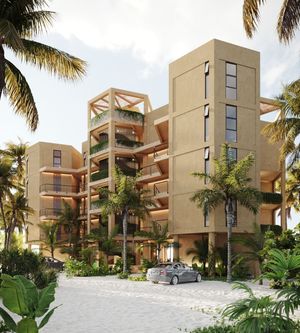 En Venta MAR DE MIEL Departamentos en Playa San Crisanto, Yucatán Mod. Colmena