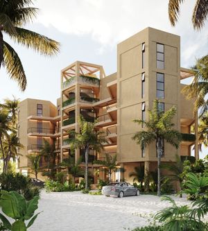 En Venta MAR DE MIEL Departamentos en la Playa San Crisanto, Yucatán Mod. Panal