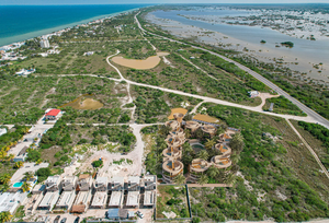 Departamento en venta en la playa UNA recámara en Chicxulub