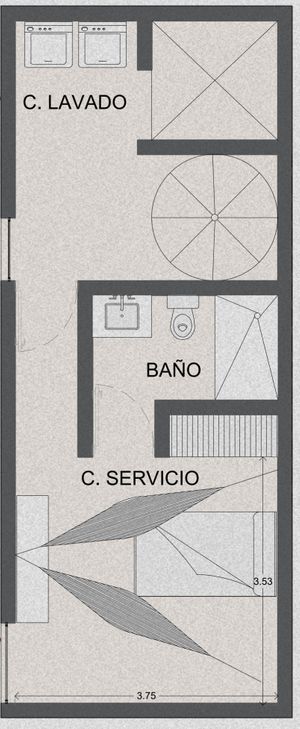 Residencia en venta UN piso en privada al norte de Mérida