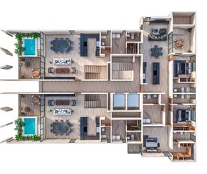 Penthouse en venta 3 recámaras en la playa en Telchac