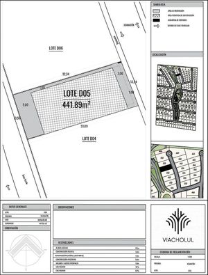 Terreno residencial  en Cholul al norte de Mérida