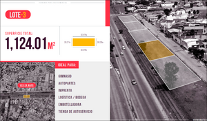 Terreno sobre el Blvd Benítez, junto a las vías del tren. T3