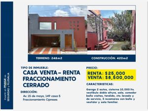 Casa en Renta en Los Cipreses Puebla