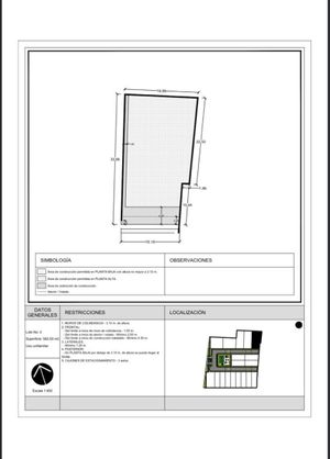 TERRENO EN VENTA EN PROYECTO RESIDENCIAL