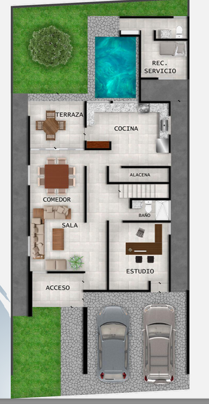 CASA RESIDENCIAL EN VENTA VARENA LIVING CHOLUL DE 3 RECÁMARAS