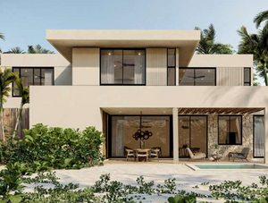 VILLAS EN VENTA EN JUNKA PLAYA SISAL DE 4 RECÁMARAS