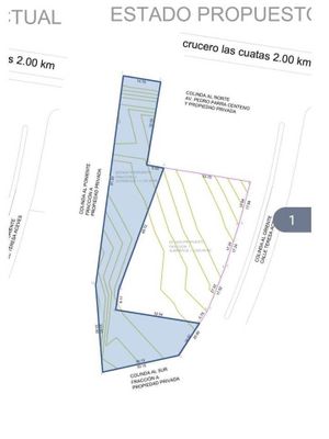 TERRENO FRENTE AVENIDA CON USO MIXTO COMERCIAL A 5 MIN DE LAS CUATAS.