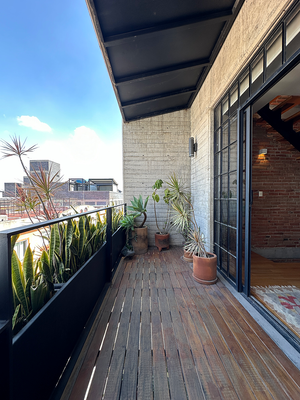 PH en VENTA en la mejor calle de la Escandón, con terrazas y roof privado