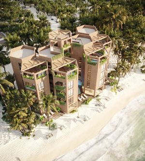 IF4549 VENTA DE DEPARTAMENTOS A ORILLA DE PLAYA EN SAN CRISANTO, SINANCHE YUC