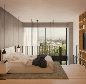 Estilo a lo Grande: Vive en un Loft con Doble Altura y Vistas Excepcionales