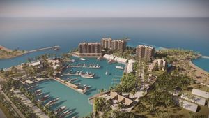 Yucalpeten Resort Marina, villas y departamentos con área comercial