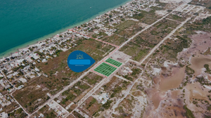 Terreno a 400 m del mar listo para escriturar en Chelem, Progreso, Yucatan