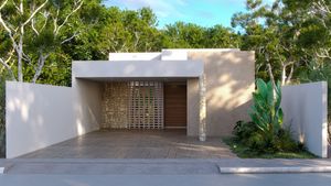 Casa de una planta en venta dentro de privada residencial  en Mérida