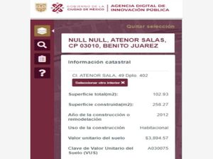 Departamento en Venta en Atenor Salas Benito Juárez