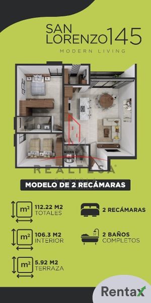 Departamentos Venta Guadalupe Culiacán desde 3,835,000 Javgax RG1