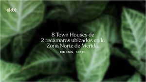Town Houses en Preventa, Temozón Norte Mérida - Yucatán
