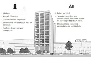 Renta - Oficina - Álvaro Obregón - 212 m2 - Piso 15