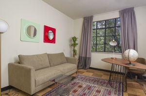 Departamento en renta amueblado de 2 recámaras y estudio Dickens, Polanco