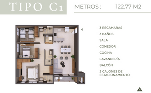 Departamento en venta en San Jerónimo en Monterrey