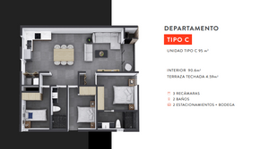 Departamento en venta en Cumbres