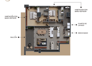 Departamento en venta en Valle Oriente en San Pedro Garza García