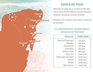 Terrenos residenciales en venta ROSAVENTO Cuidad Maya