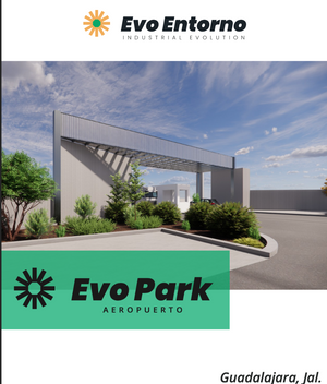 LOTE No.9 INDUSTRIAL EN VENTA EN NAVE EVOPARK DENTRO DE HUB AEROPORTUARIO