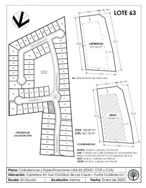 LOTE 63  RESIDENCIAL EN FRACC.  BOSQUES DE DURAZNOS