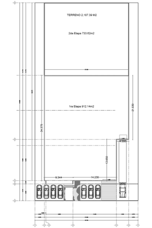 Propiedad industrial 912 m2 con amplio terreno en Queretaro y 70 m2 de of