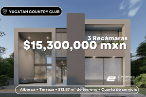 CASA VENTA MÉRIDA, VIVE POR MENOS DE $15.3 MDP, EN EL YUCATÁN COUNTRY CLUB