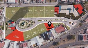 Terreno en venta en Zona plateada con uso de servicios 613.05m2