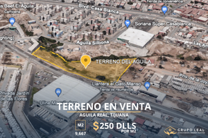 TERRENO EN VENTA AGUILA REAL TIJUANA